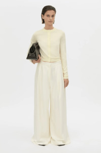 Leona Knit Cardigan | Soft Lemon