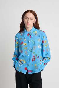 Made: Instrumental Shirt | Blue Floral