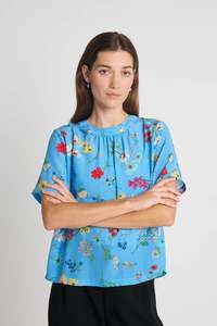 Made: Say It With Flowers Tee | Blue Floral