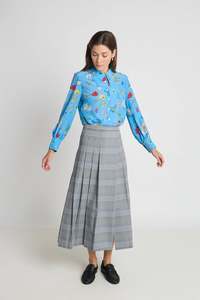 Made: Nessie Kilt | Blue Houndstooth