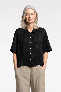 New Lands: Smoking Shirt | Jet