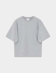 Sale Trial: Drew Heavy Jersey T-Shirt | Grey Melange