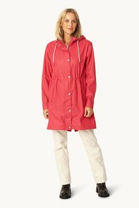 Ilse Jacobsen: RAIN230FR Long Parka Rain Jacket | Baked Apple