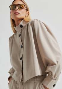 Zoie Jacket | Light Beige Melange