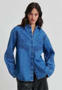 Cornelia Denim Shirt | Blue Denim