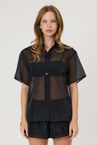 Remain: Monica Shirt | Black