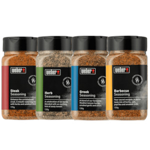 Weber Accessories: Seasonings 4-Pack