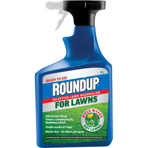 Roundup Lawns Weedkiller Ready to Use - 1L