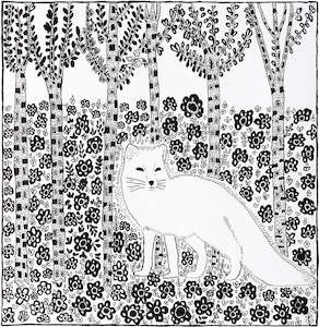 Drawing reproduction: The Arctic Fox