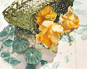 Painting Reproduction: Kete, Kina and Hibiscus