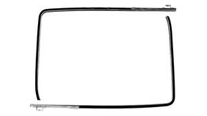 Ford Escort MK1 door side glass runner pair 25-16-10-7/8 pair