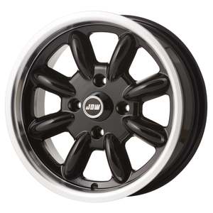 JBW 15x6 Minilite 4x114.3 et15 Black polished lip