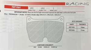 Ferodo FRP1064 Brake Pads