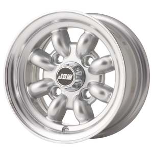 10 x 5.0 JBW Minilight 4x101.6  ET12 Wheel Silver