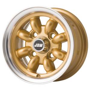 10 x 5.0 JBW Minilight 4x101.6 ET12 Wheel Gold