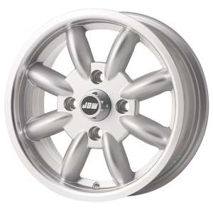 JBW 14 x 5.5 Minilight 4x95.25 et22 Silver Hi-lite (sold as set)