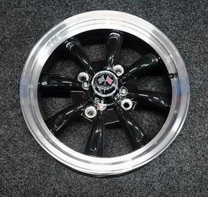 Wolfrace VW 15x5.5 4x130 et32 black - sold as a set