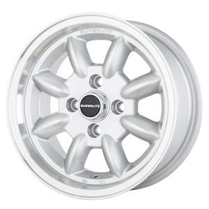 Moros Minor Mini Mg Wheels: JBW Superlite 13 x 6 4x101.6 ET16 Silver