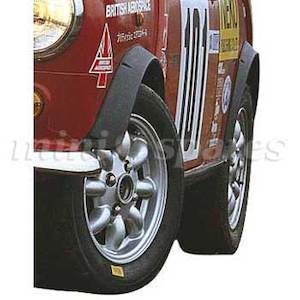 Mini Flares Arches: Mini Wheel Arch Kit Mini Special Type Plastic Kit (Black)