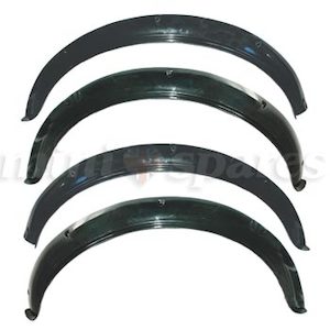 Mini Flares Arches: Mini Wheel Arch Set Group 2 Premium Black