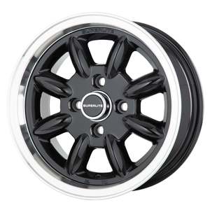 13 Inch Wheels: JBW Superlite 13 x 6 4x101.6 ET16 Black