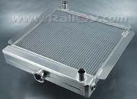Dry Sump Oil Tanks: Escort Alloy radiator BDA & Pushrod with square Top Tank