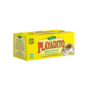 Playadito Yerba Mate in Tea Bags for Infusing Mate Cocido (Box of 25 Tea Bags) Mysite