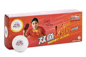 Products: Double Fish V40+ Volant 3 Stars Table Tennis Ball - Pack of 10 Balls Ttpanda