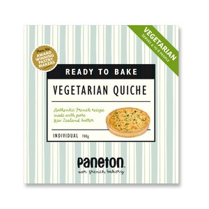 Products: Ready To Bake' Quiche Vegetarian - Family Size - Paneton Bakery