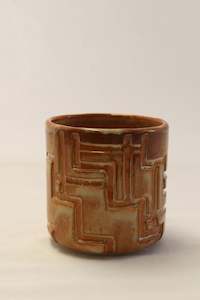 MiriMay Mug Mottled Brown Glaze