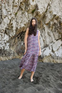Sale: Tongariro Maxi Dress Print