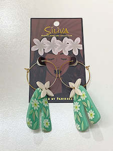 Panikeke Jewellery: SILIVA ISI HOOPS