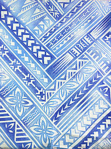 KAPUA BLUE 'IE LAVALAVA