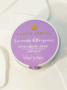 EARTH SPRING LAVENDER & BERGAMOT SMOOTH HAND & BODY CREME
