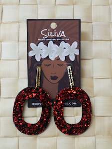Panikeke Earrings: SILIVA KONANE DROP