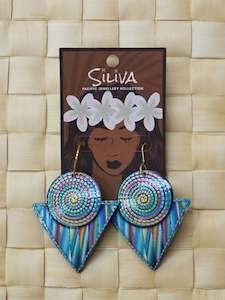 Panikeke Earrings: SILIVA MOON EYE DROP