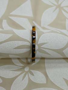 Island Necklaces: LAUMEI THIN TORTOISE SHELL BANGLE