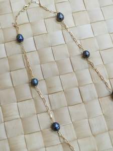 LUANA PEARL CHAIN NECKLACE