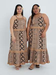 Panikeke Kloset: IOLANA HALTER TIERED DRESS