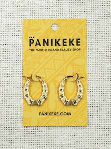 Panikeke Jewellery: BINA 18K GOLD HOOPS