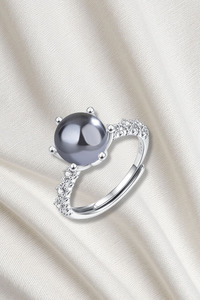 WALOA PEARL SILVER PLATED RING