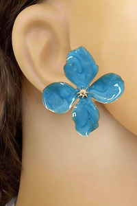 MEITITA FLORA STUD DANGLES