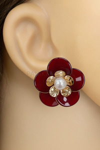 LEITITA FLORA STUD DANGLES