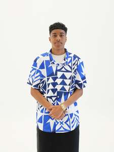 Panikeke Kloset: KAMATA BLUE BOYS SHIRT