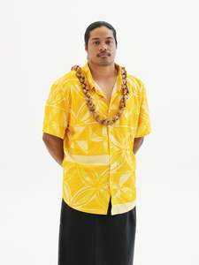 Panikeke Kloset: TE APA YELLOW MENS SHIRT
