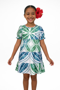 HULITIA BLUE BABYDOLL GIRLS DRESS