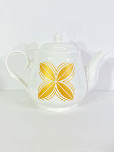 PANIKEKE TAPA GOLD TEAPOT