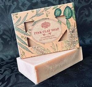 Products: Vegan Pink Clay Soap – Panna’s ArtBox