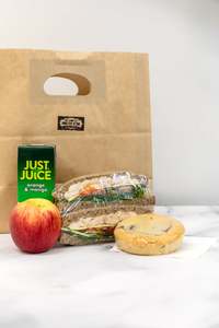 Ham Gherkin Slaw Packed Lunch