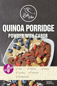 Products: Quinoa porridge powder with carob